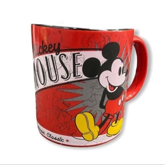 Disney‎ Mickey Mouse Mug American Classic Brand Est 1928 Large 20 oz Coffee USA - Picture 7 of 8